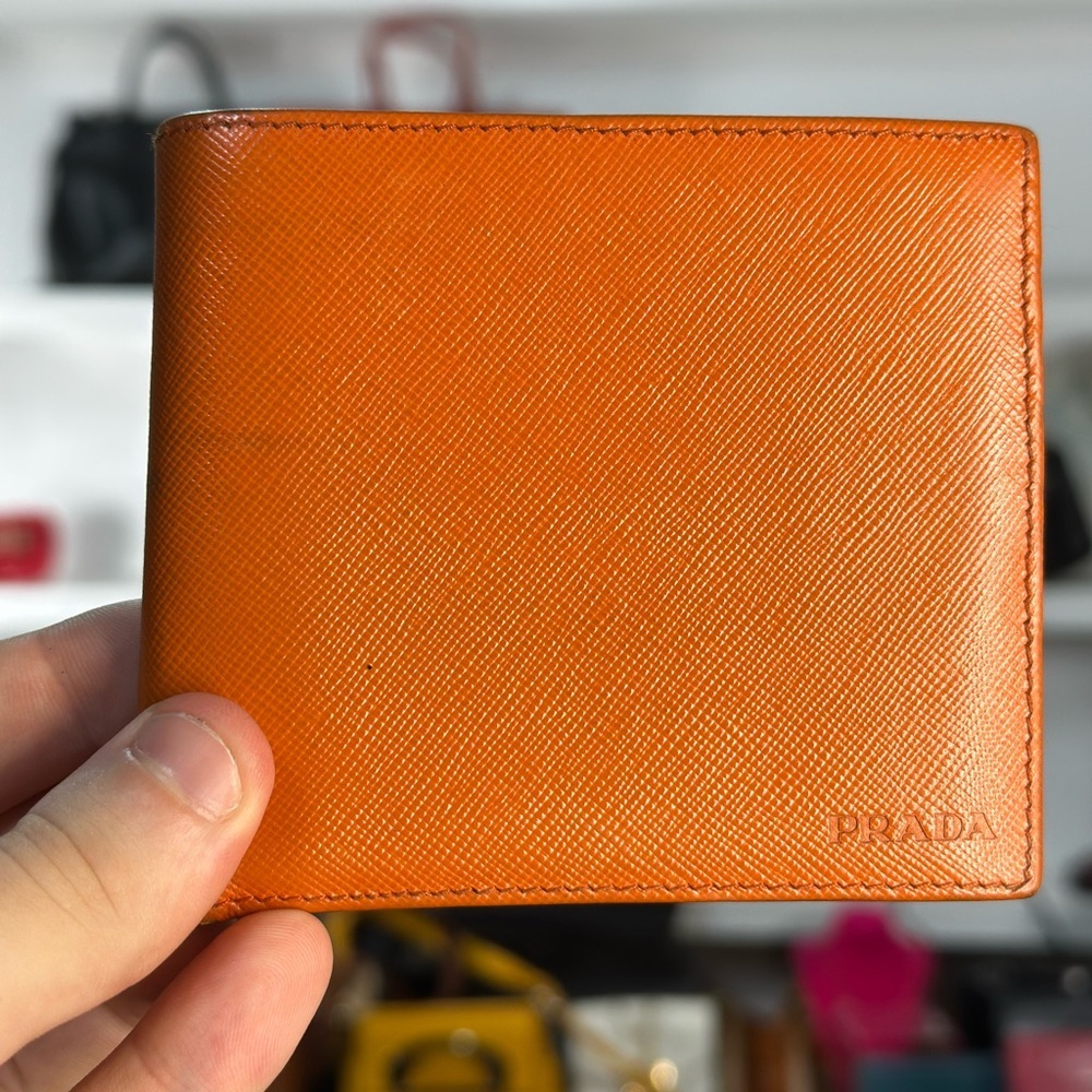 Prada Saffiano Leather Bifold Wallet